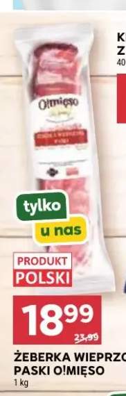 Żeberka wieprzowe paski O!Mięso
