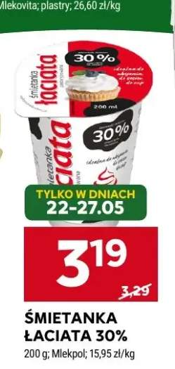 Śmietanka Łaciata 30%