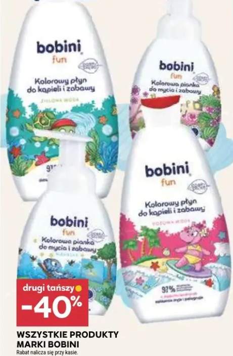 Kolorowy płyn do kąpieli i zabawy Bobini Fun