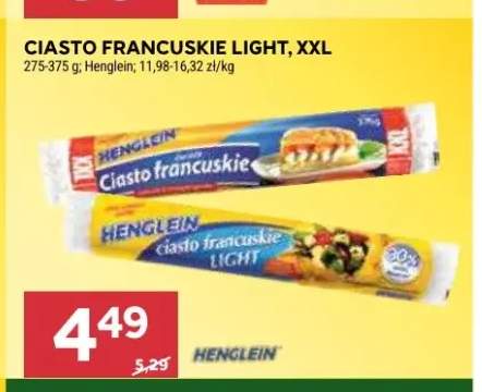 Ciasto francuskie Henglein