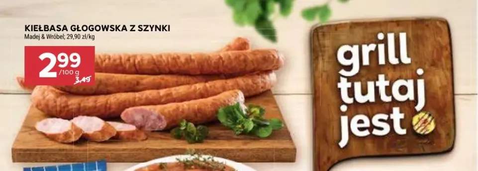 Kiełbasa głogowska z szynki Madej & Wróbel