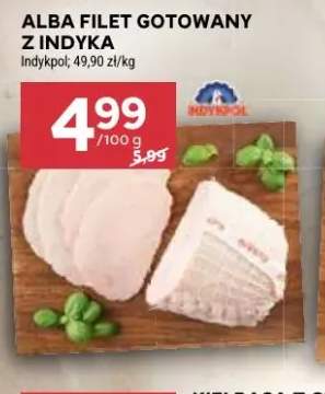 Alba filet gotowany z indyka Indykpol