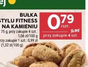 Bułka w stylu fitness na kamieniu