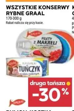 Konserwa rybna filety z makreli Graal