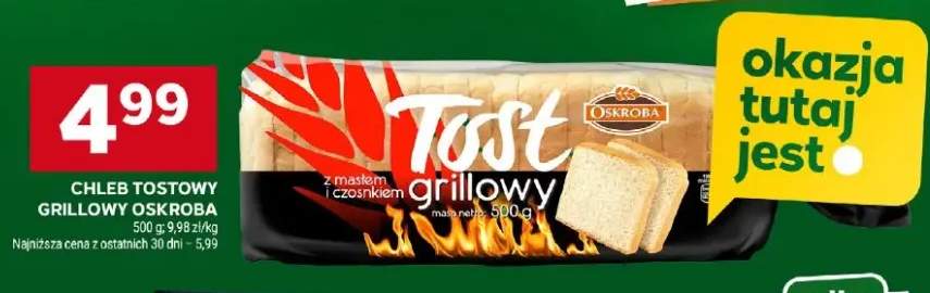 Chleb tostowy grillowy Oskroba