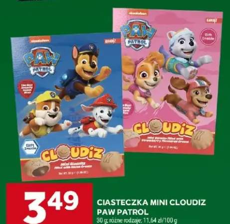 Ciasteczka mini Cloudiz Paw Patrol