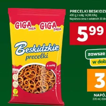 Precelki Beskidzkie z solą GIGA PAKA