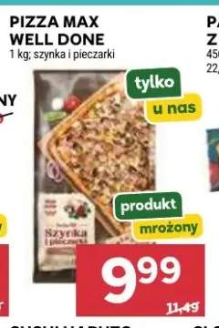 Pizza Max Well Done szynka i pieczarki