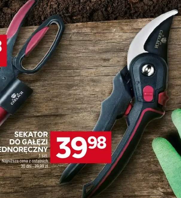 Sekator do gałęzi jednoręczny GERLACH