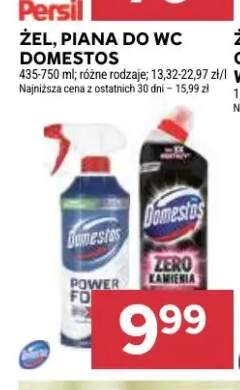 Żel do WC Domestos Zero Kamienia