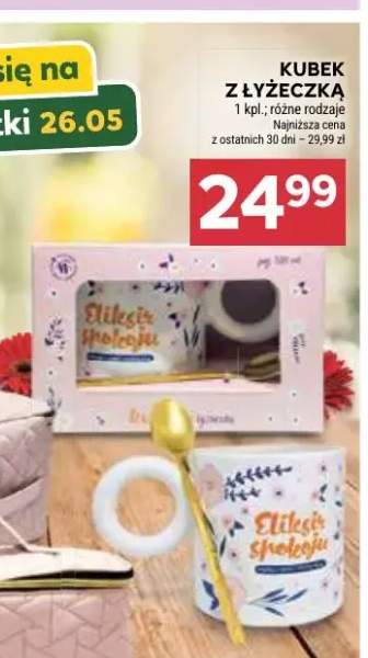Kubek z łyżeczką Eliksir Spokoju
