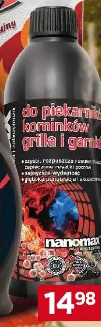Preparat do piekarników, kominków i grilla NANOMAX