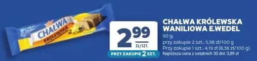 Chałwa Królewska waniliowa E.Wedel