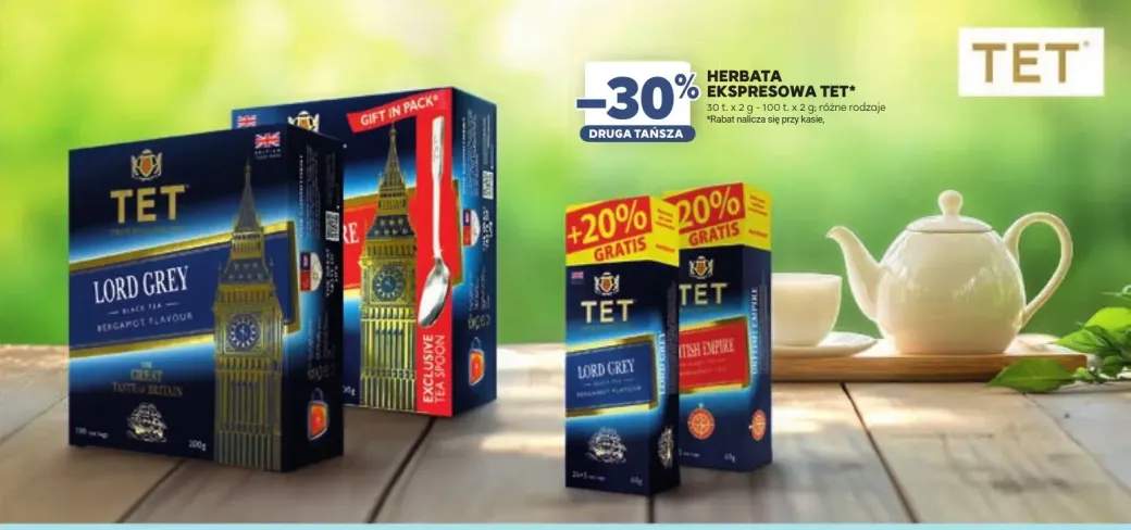 Herbata ekspresowa TET