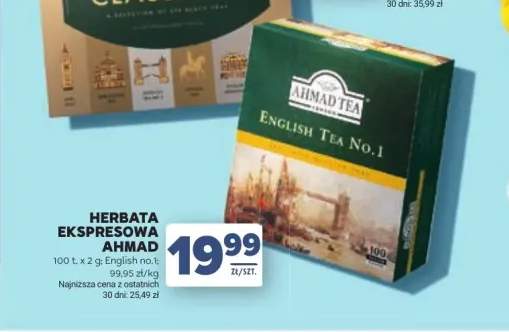 Herbata ekspresowa AHMAD English No.1