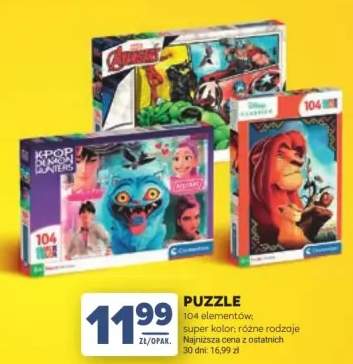 Puzzle Clementoni 104 elementy Avengers super kolor
