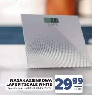 Waga łazienkowa LAFE Fitscale White