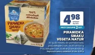 Piramidka smaku VEGETA NATUR