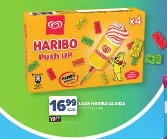 Lody Haribo Algida 6-pak 85ml