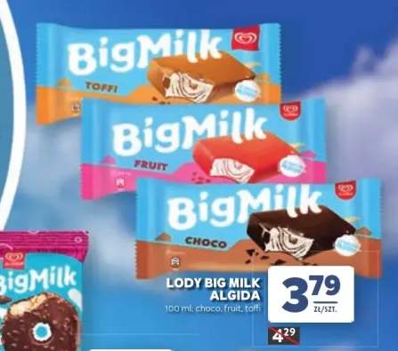 Lody Big Milk toffi Algida