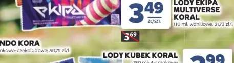 Lody Ekipa Multiverse Koral waniliowe