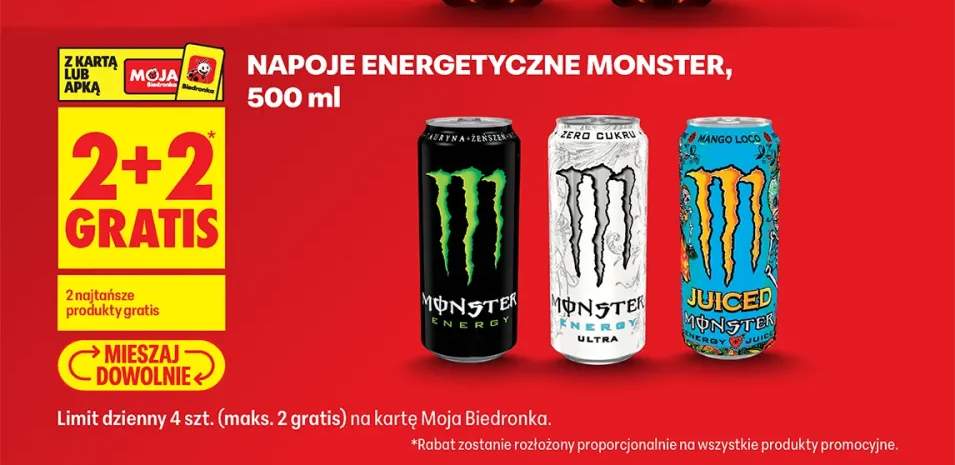 Napój energetyczny Monster Energy