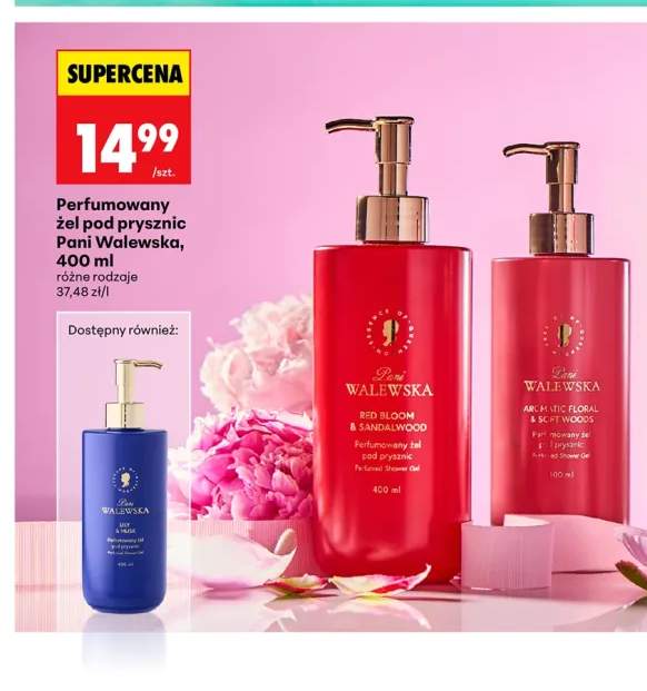 Perfumowany żel pod prysznic Pani Walewska Red Bloom & Sandalwood