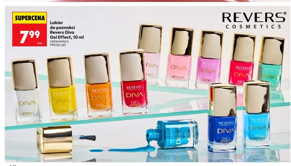 Lakier do paznokci Revers Diva Gel Effect
