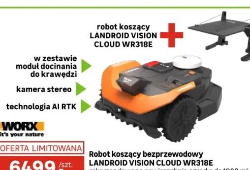 Robot koszący Landroid Vision Cloud 1800m2 Worx