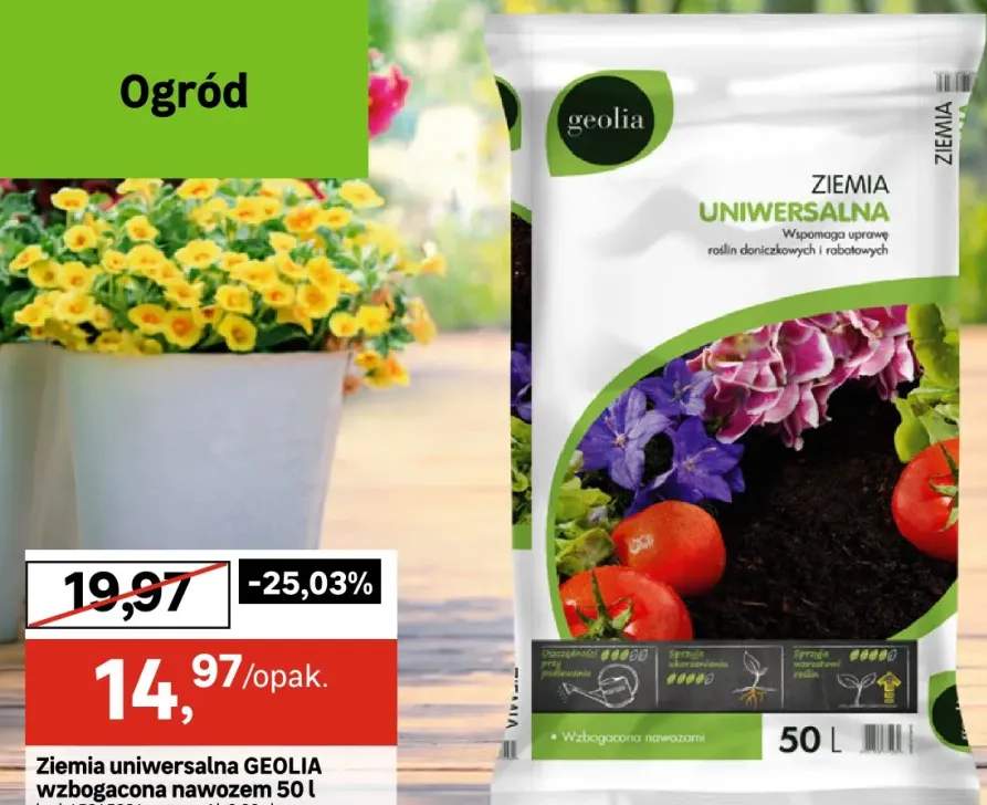 Ziemia uniwersalna 50l Geolia