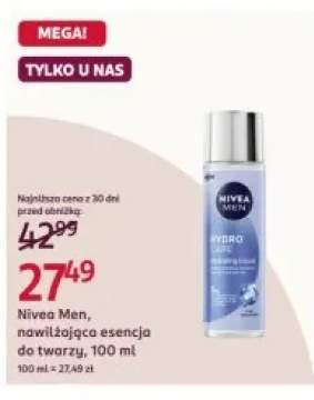 Nawilżająca esencja do twarzy Nivea Men