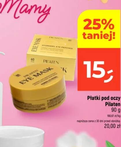 Płatki pod oczy Pilaten