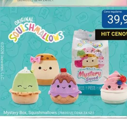 Zabawka Mystery Box Squishmallows