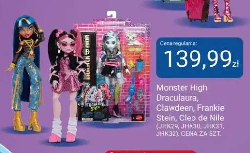 Zabawka Monster High Draculaura (JHK29)