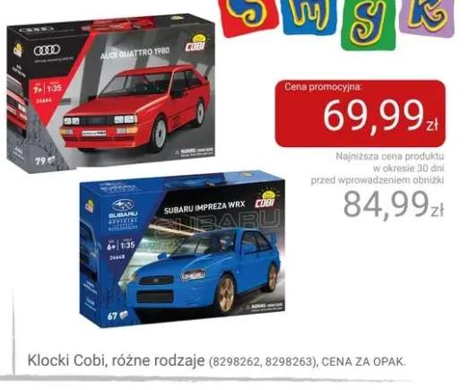 Klocki Cobi Audi Quattro 1980