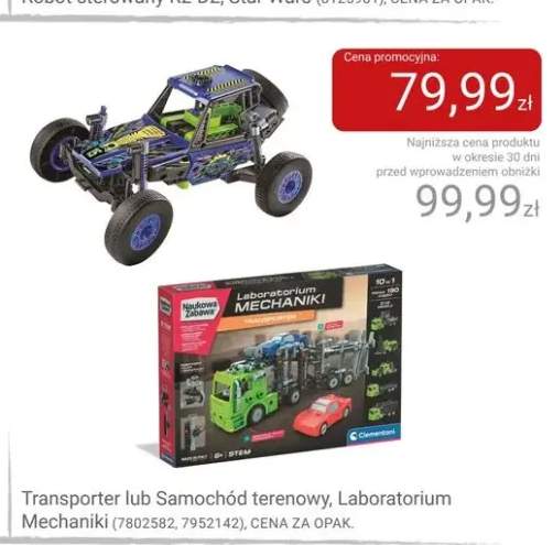 Samochód terenowy Laboratorium Mechaniki Clementoni