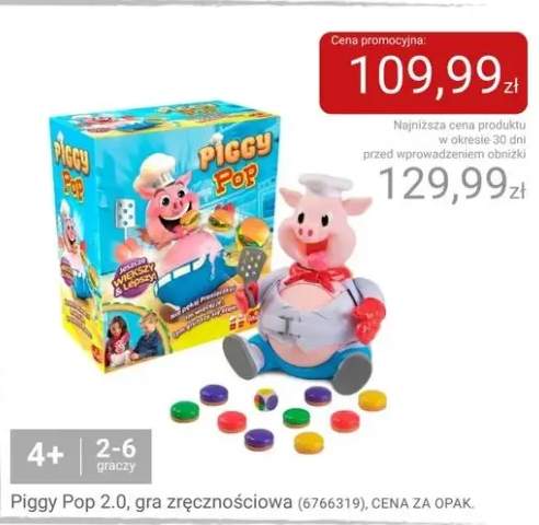 Gra zręcznościowa Piggy Pop 2.0