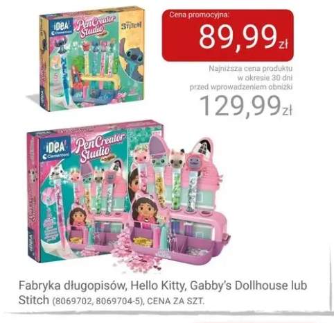 Fabryka długopisów Hello Kitty Clementoni