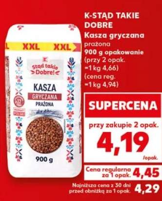 Kasza gryczana prażona K-STĄD TAKIE DOBRE