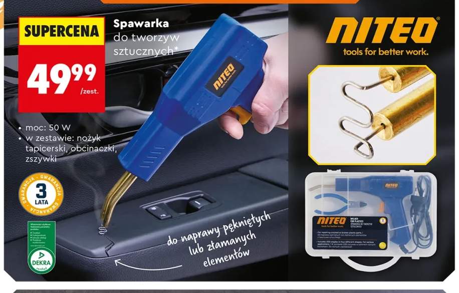 Spawarka do tworzyw sztucznych NITEO moc: 50W