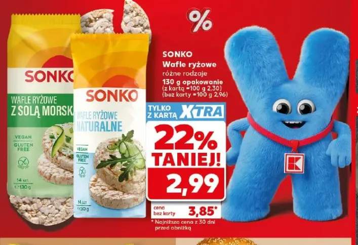 Wafle ryżowe Sonko