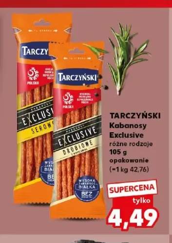 Kabanosy Exclusive serowe Tarczyński