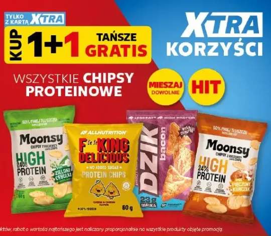 Chipsy proteinowe Dzik Bacon