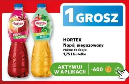 Napój niegazowany Hortex jabłko wiśnia