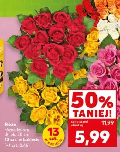 Róże dł. ok. 30cm