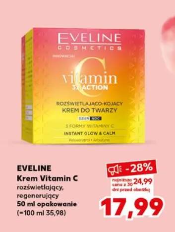 Krem do twarzy Eveline Vitamin C rozświetlający