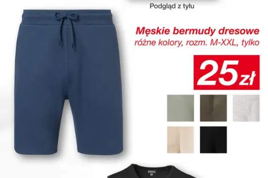 Męskie bermudy dresowe rozm. M-XXL