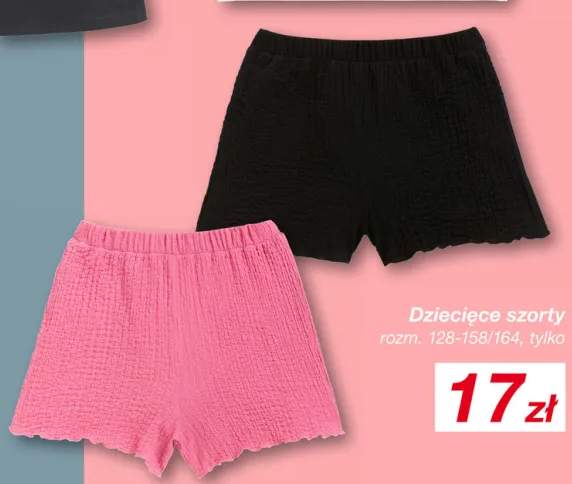 Dziecięce szorty rozm. 128-158/164