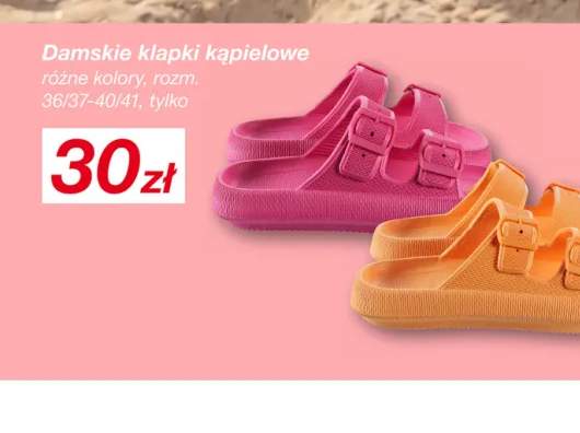 Damskie klapki kąpielowe rozm. 36/37-40/41