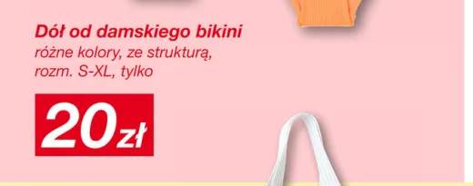 Dół od damskiego bikini ze strukturą rozm. S-XL